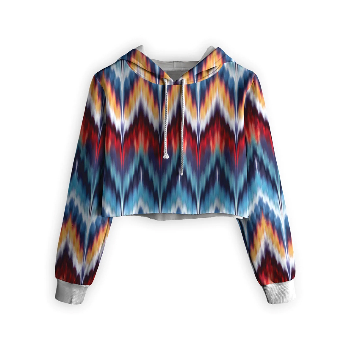 SUBLIMATION CROPPED HOODIES