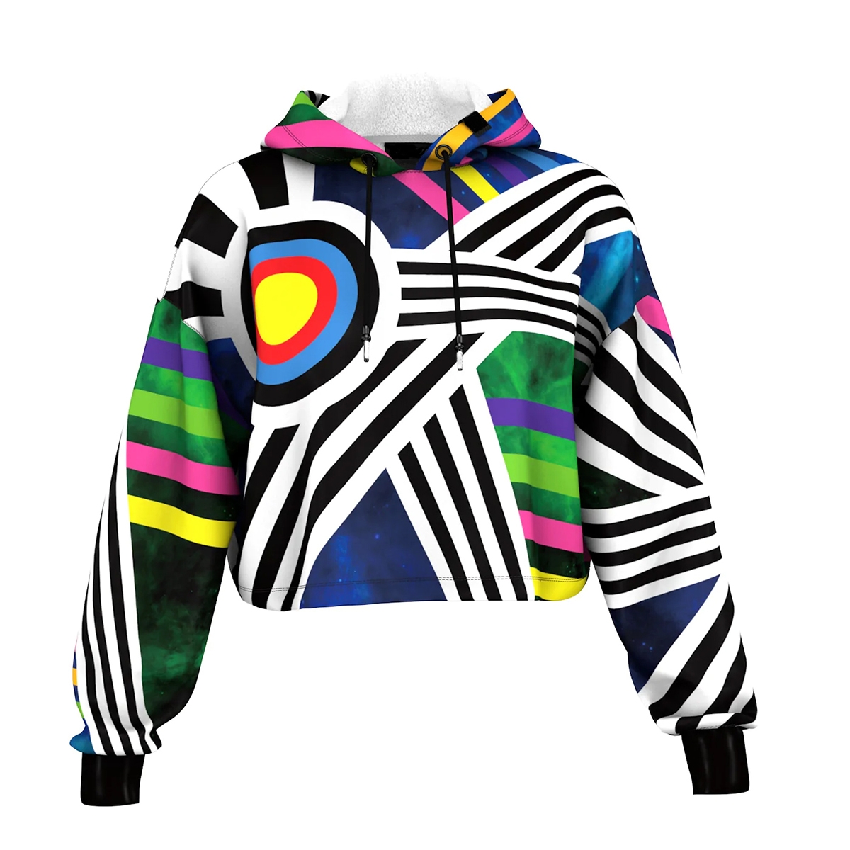 SUBLIMATION CROPPED HOODIES
